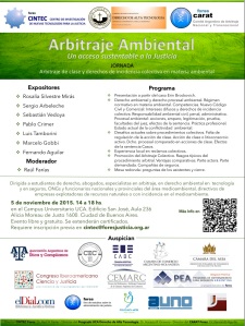 Arbitraje Ambiental - Fores-Carat-Cintec - UCA 5-11-15